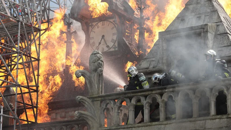 Notre-Dame on Fire Full